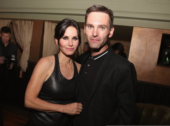 AFP/„Scanpix“ nuotr./Courteney Cox su mylimuoju Johnny McDaidu