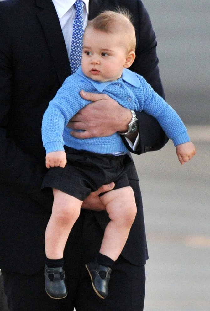 AFP/„Scanpix“ nuotr./Princas George'u 2014-ųjų balandį