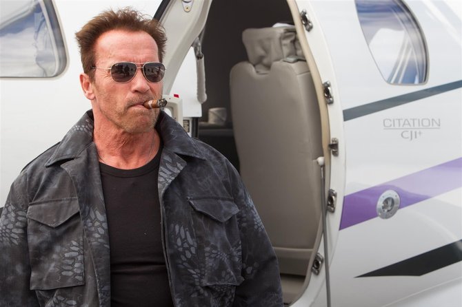 „Garsų pasaulio įrašų“ nuotr./Arnoldas Schwarzeneggeris filme „Nesunaikinami 3“