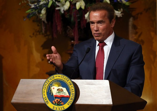 AFP/„Scanpix“ nuotr./Arnoldas Schwarzeneggeris