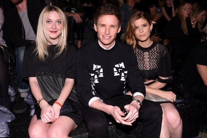 H&M nuotr./Dakota Fanning, Eddie Redmayne'as ir Kate Mara