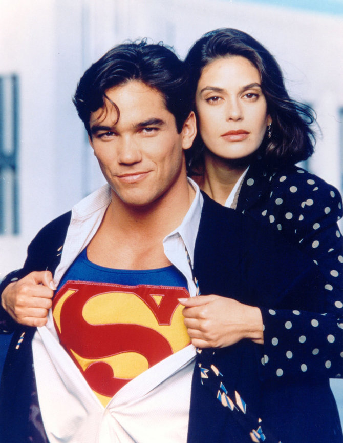 AOP nuotr./Deanas Cainas ir Teri Hatcher seriale „Lois & Clark: The New Adventures of Superman“