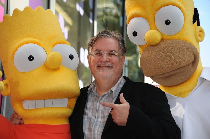 AFP/„Scanpix“ nuotr./„Simpsonų“ kūrėjas Mattas Groening