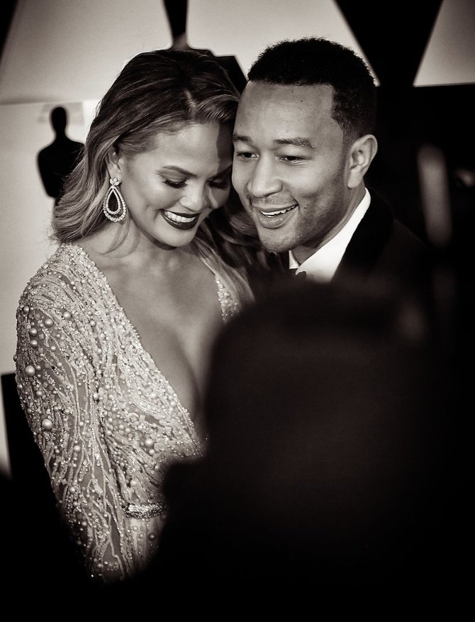 AFP/„Scanpix“ nuotr./Johnas Legendas ir Chrissy Teigen