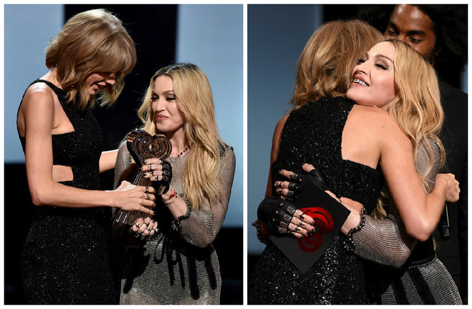 AFP/„Scanpix“ nuotr./Madonna ir Taylor Swift