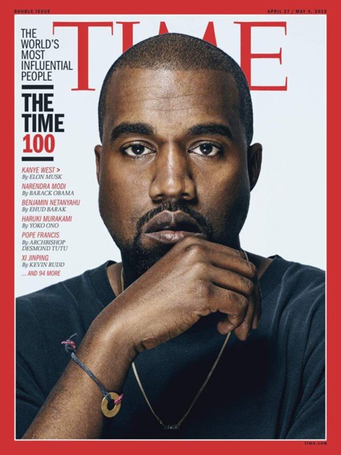 Žurnalo „Time“ viršelis/Kanye Westas
