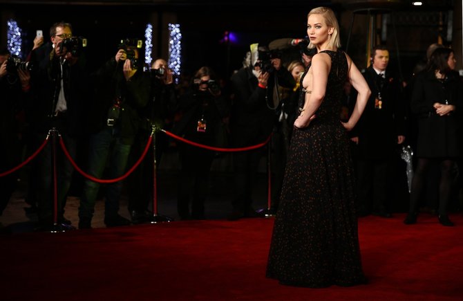 AFP/„Scanpix“ nuotr./Jennifer Lawrence