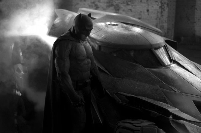 Kadras iš filmo/Benas Affleckas filme „Betmenas prieš Supermeną: teisingumo aušra“ 