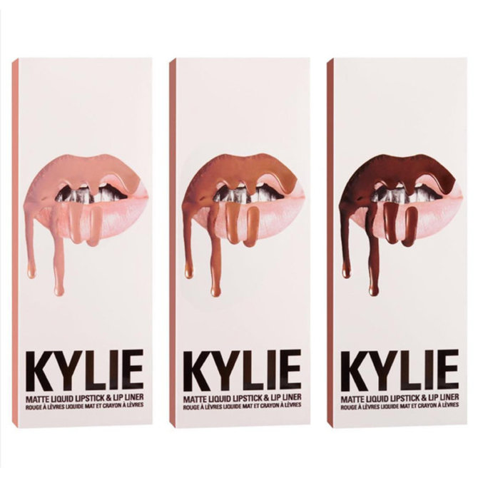 „Lip Kit By Kylie“ nuotr./Kylie Jenner rinkinys lūpoms „Lip Kit By Kylie“