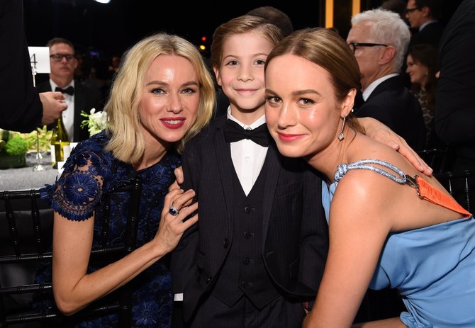 AFP/„Scanpix“ nuotr./Naomi Watts, Jacobas Tremblay ir Brie Larson