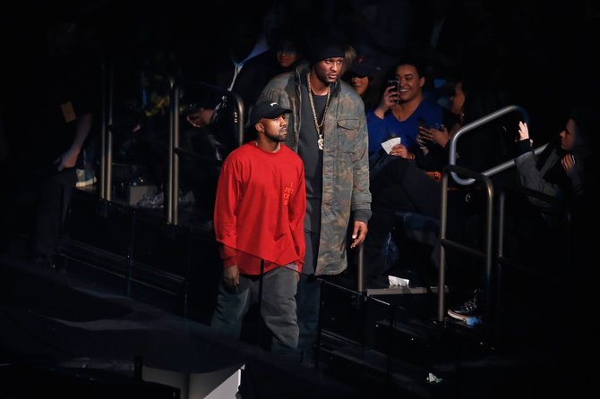 AFP/„Scanpix“ nuotr./Kanye Westas ir Lamaras Odomas