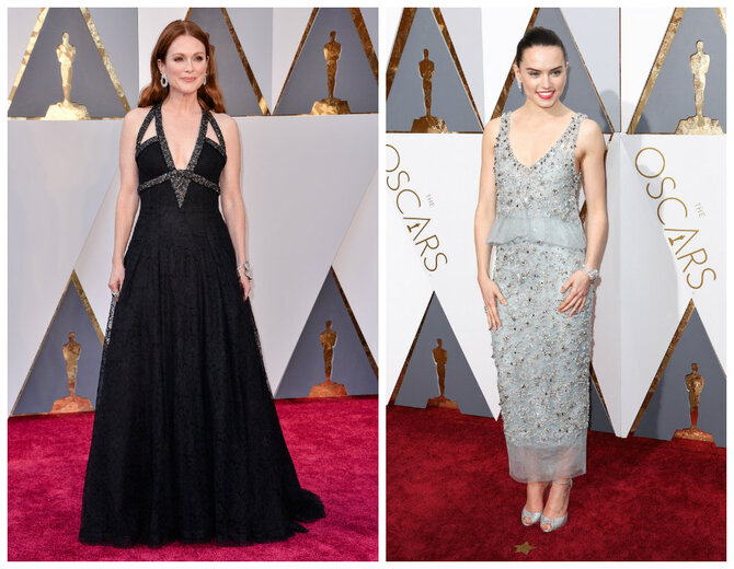 „Scanpix“ nuotr./Julianne Moore ir Daisy Ridley