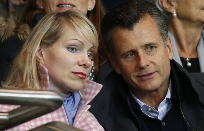 „Reuters“/„Scanpix“ nuotr./Margarita Louis-Dreyfus ir Philippas Hildebrandas