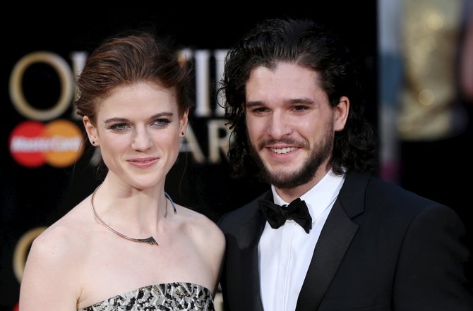 „Reuters“/„Scanpix“ nuotr./Kitas Haringtonas ir Rose Leslie