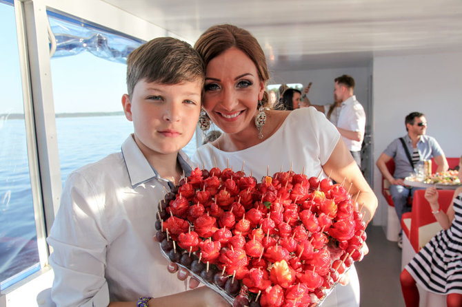 Ingridos Taparauskaitės nuotr./Gerda Stiklickienė su sūnumi Marku