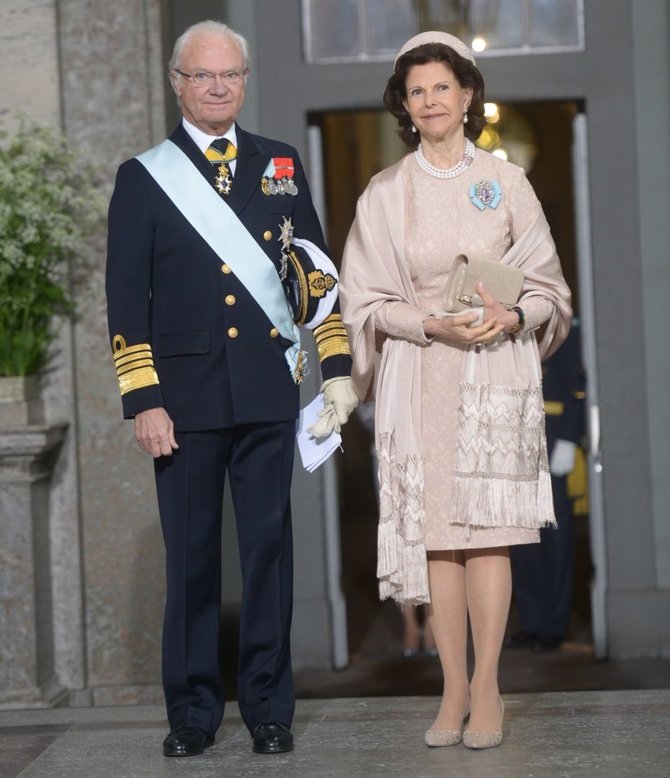 „Scanpix“ nuotr./Švedijos karalius Carlas XVI Gustafas ir karalienė Silvia