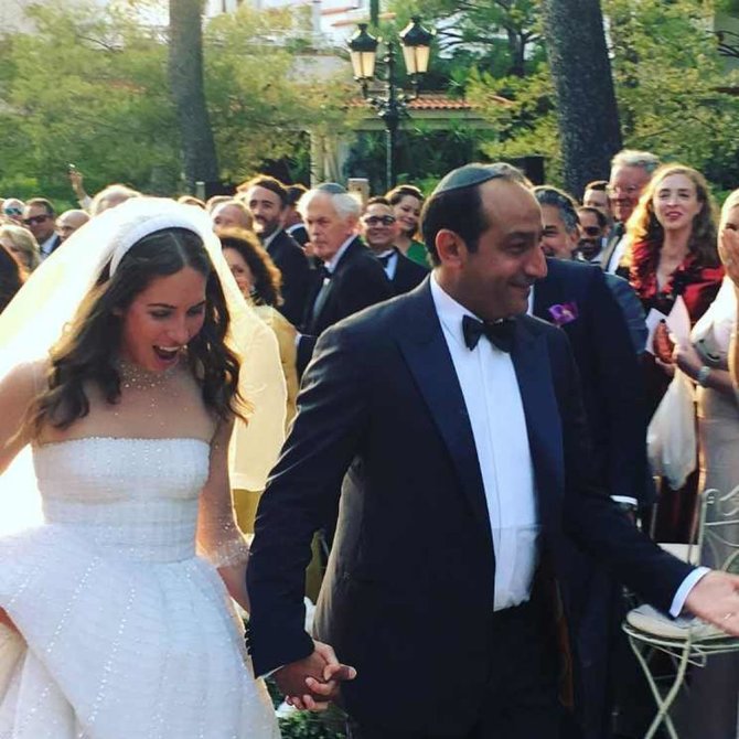 „Instagram“ nuotr./Alberto Mugrabi ir Colby Jordan vestuvės