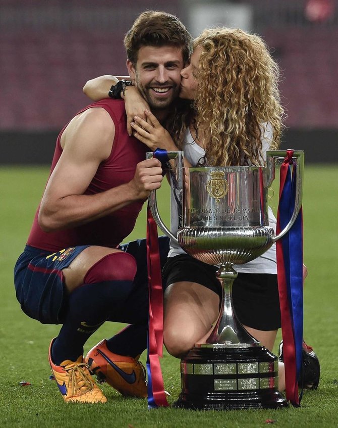 AFP/„Scanpix“ nuotr./Shakira ir Gerard'as Pique