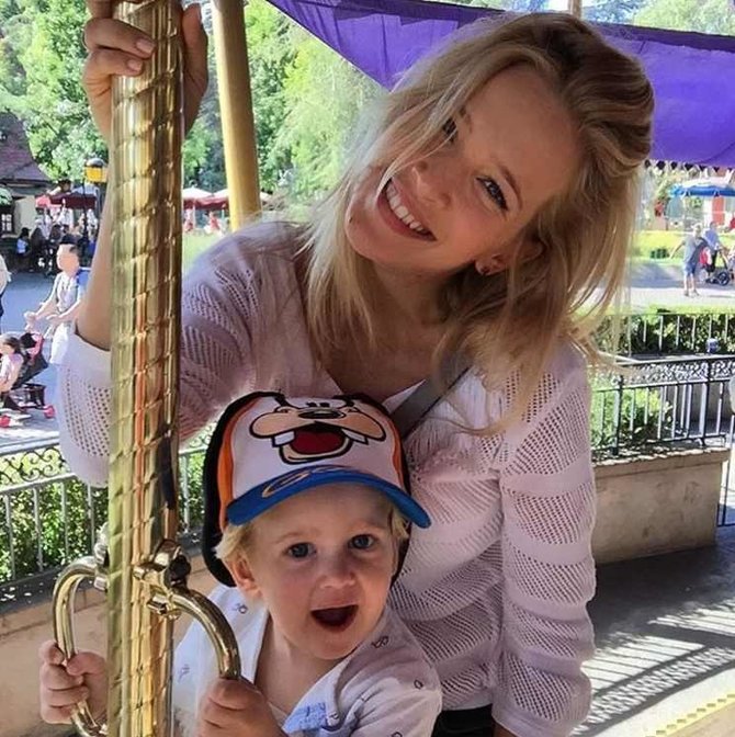 „Instagram“ nuotr./Luisana Lopilato su sūnumi Noah 