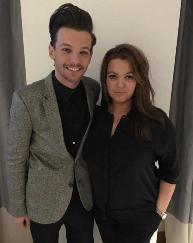 „Instagram“ nuotr./Louisas Tomlinsonas su mama Johannah Deakin 