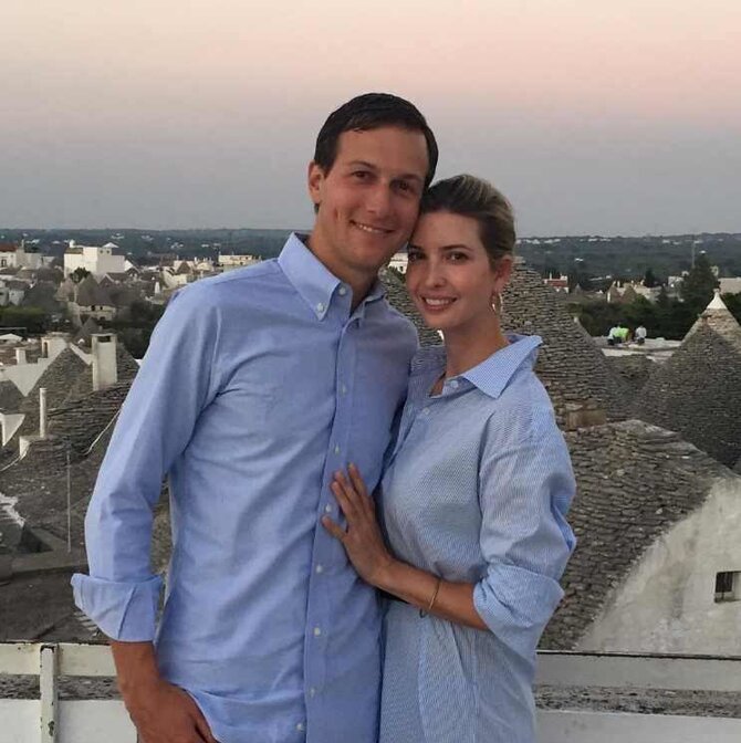 „Instagram“ nuotr./Jaredas Kushneris ir Ivanka Trump