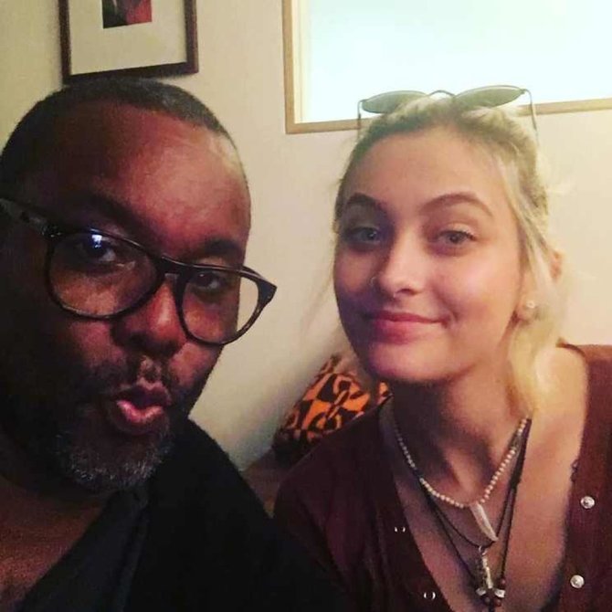 „Instagram“ nuotr./Režisierius Lee Danielsas ir Paris Jackson