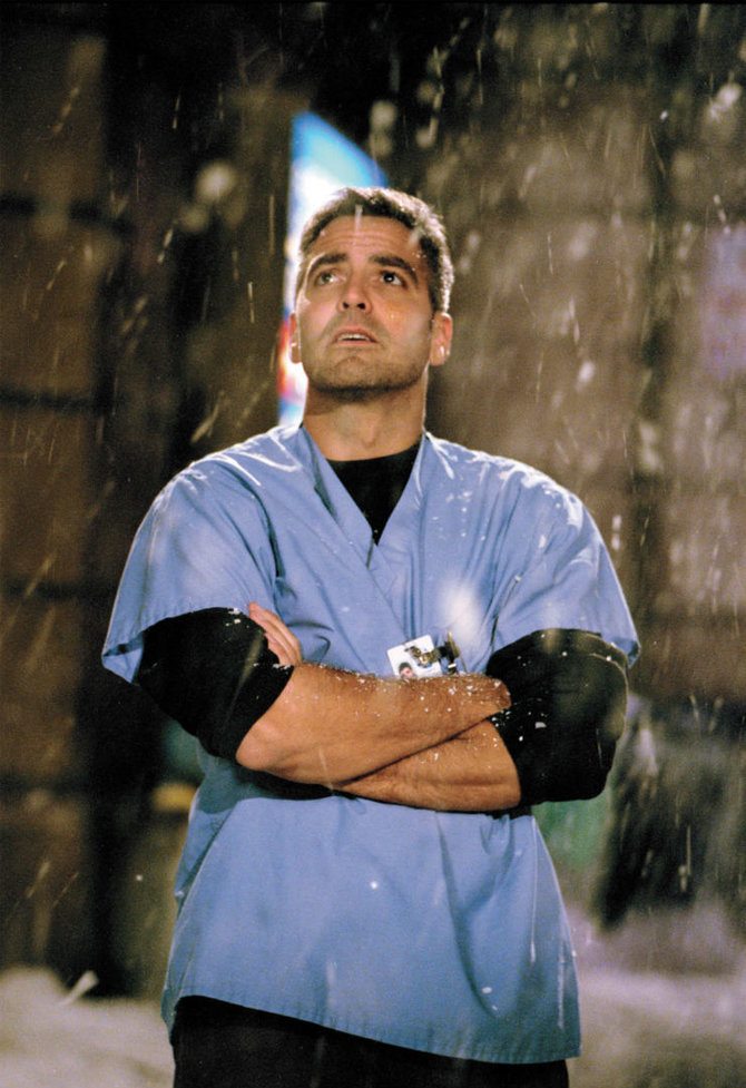 Vida Press nuotr./George'as Clooney seriale „Ligoninės priimamasis“ (1998 m.)