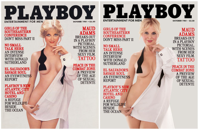 „Playboy“ (Ben Miller / Ryan Lowry) nuotr./Cathy St. George 1981 ir 2017 metais