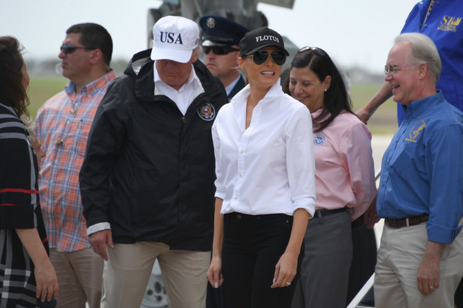 AFP/„Scanpix“ nuotr./Melania Trump ir Donaldas Trumpas