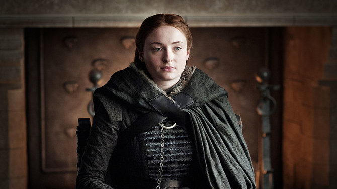 HBO nuotr./Sophie Turner seriale „Sostų karai“