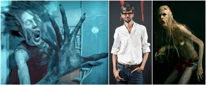Javieras Botetas realybėje bei filmuose „Mama“ (kairėje) ir „Įrašas“ (dešinėje)