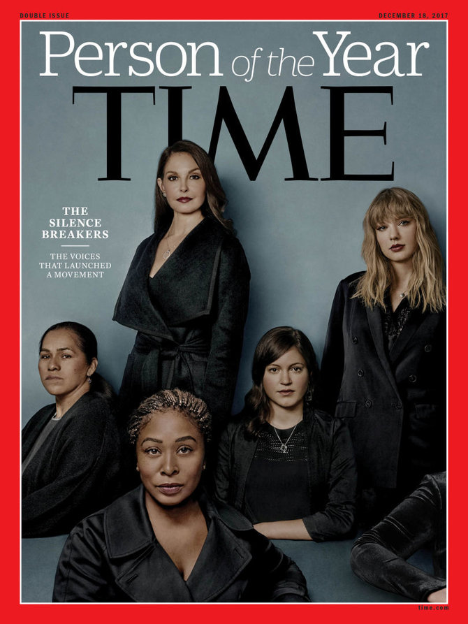 „Scanpix“ nuotr./Ant „Time“ metų žmogaus viršelio – su seksualiniu smurtu susidūrusios moterys