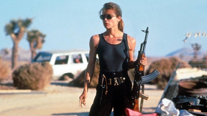 #7 Sara Konor iš Terminatoriaus 2