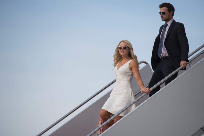 AFP/„Scanpix“ nuotr./Tiffany Trump ir Rossas Mechanicas