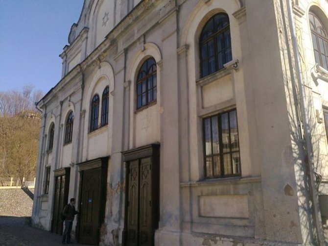 Tomo Grigalevičiaus/15min.lt nuotr./Kauno žydų sinagoga išniekinama jau ne pirmą kartą.