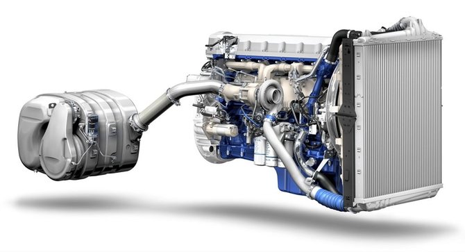Gamintojo nuotr./„Volvo“ Euro 6 variklis
