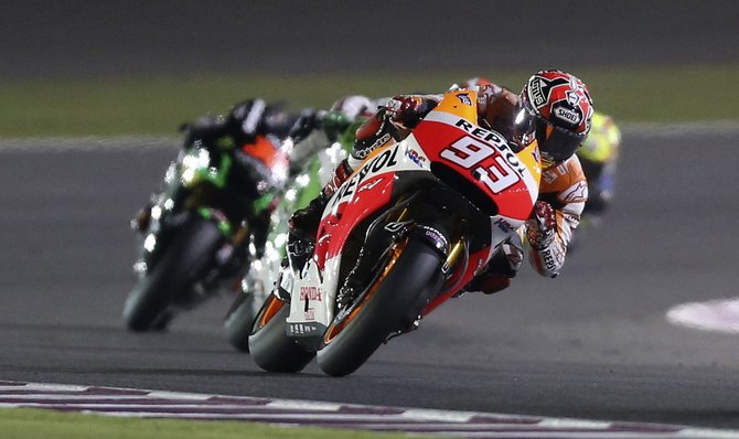 „Scanpix“ nuotr./„Moto GP“ lenktynės Katare