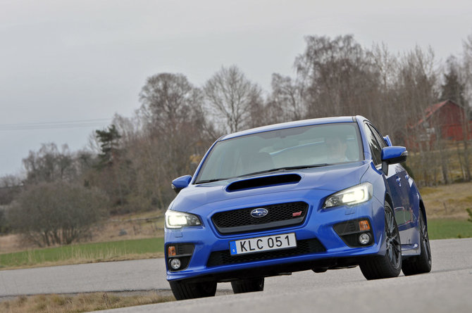 „Subaru“ nuotr./Naujausias „Subaru WRX STI“