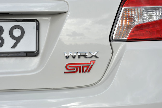 „Subaru“ nuotr./Naujausias „Subaru WRX STI“