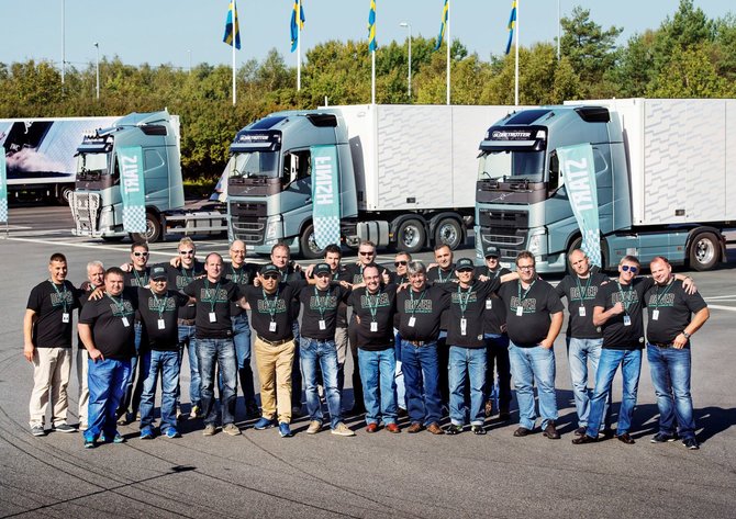 „Volvo Trucks“ nuotr./Pasauliniame finale dalyvavo 23 vairuotojai