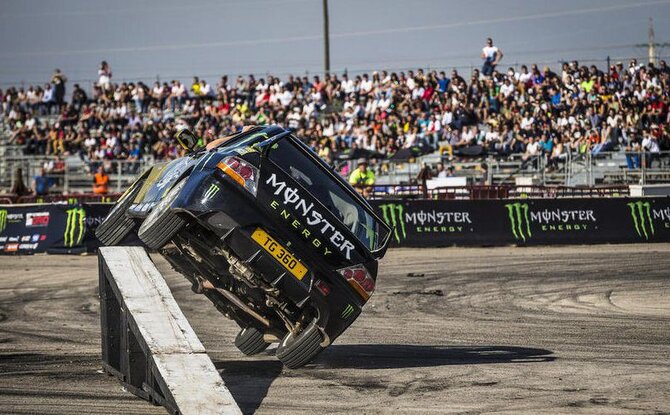 „Monster Energy“ nuotr./„Gymkhana GRID“ varžybos Madride
