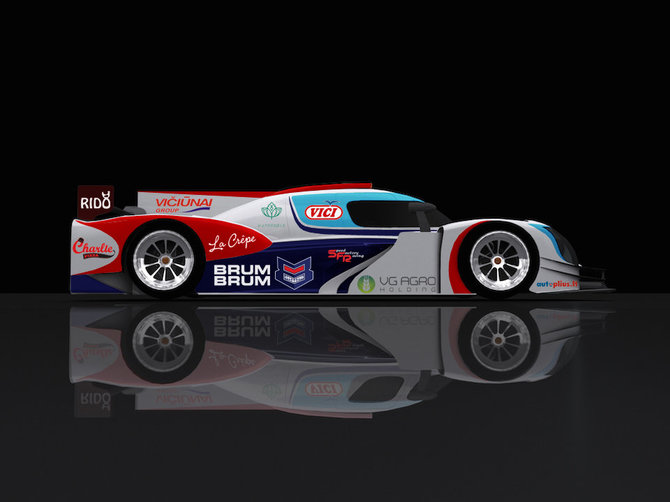 „LeMans“ varžybų serijoje dalyvausiantis „Ginetta LMP3“ prototipas