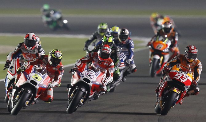 „Scanpix“ nuotr./Pirmosios 2015-ųjų sezono „Moto GP“ lenktynės Katare