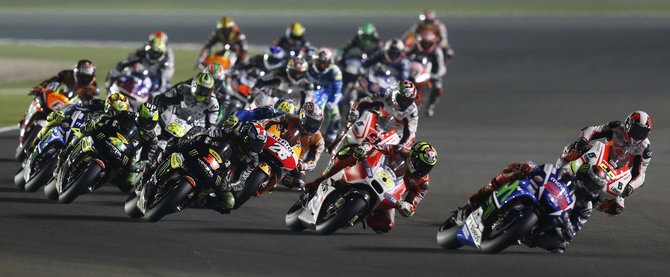 „Scanpix“ nuotr./Pirmosios 2015-ųjų sezono „Moto GP“ lenktynės Katare