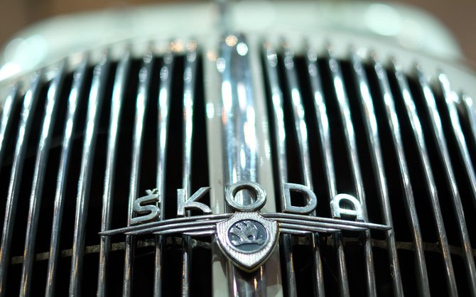 „Scanpix“ nuotr./„Škoda“ logotipas