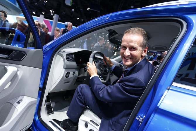 „Scanpix“ nuotr./„Volkswagen Tiguan“ pristatymas Frankfurto automobilių parodoje