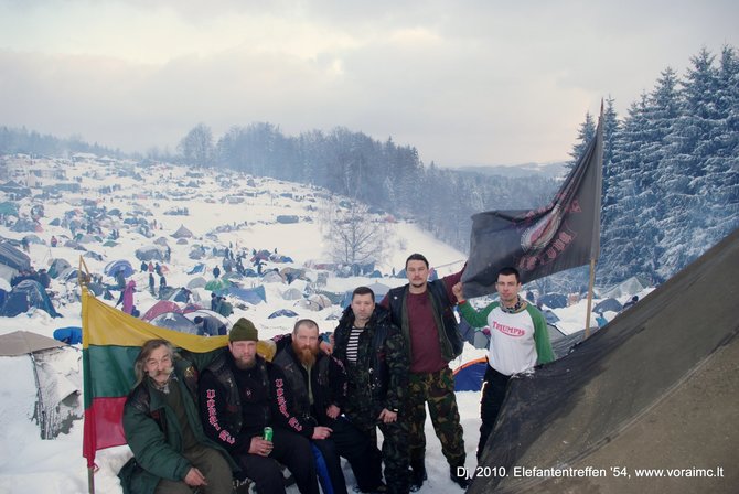 „Vorai MC“ archyvo nuotr./„Vorai MC Lietuva“ baikerių klubas „Elefantentreffen“ renginyje