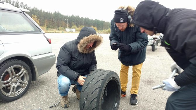 „Nankang“ pandangų bandymai „Nemuno žiede“