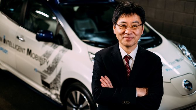 „Nissan“ nuotr./Takao Asami, „Nissan“ vyriausiasis viceprezidentas tyrimams ir pažangiajai inžinerijai