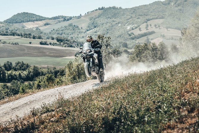 Alessio Corradini nuotr./Atostogos su motociklu Italijoje